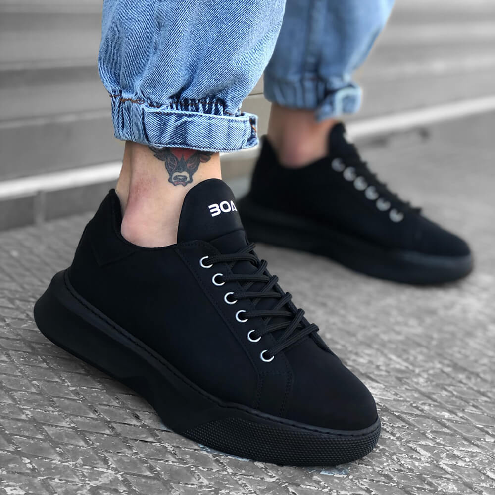 mens black sneakers on sale